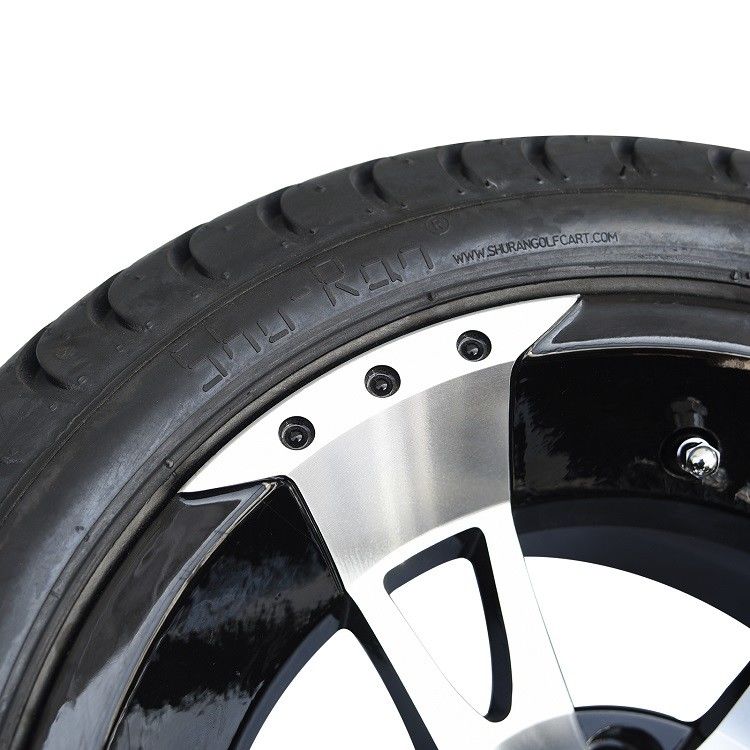 12' গল্ফ কার্ট চাকা এবং 215/35-12 নিম্ন প্রোফাইল গল্ফ কার্ট টায়ার কম্বো - 4 সেট