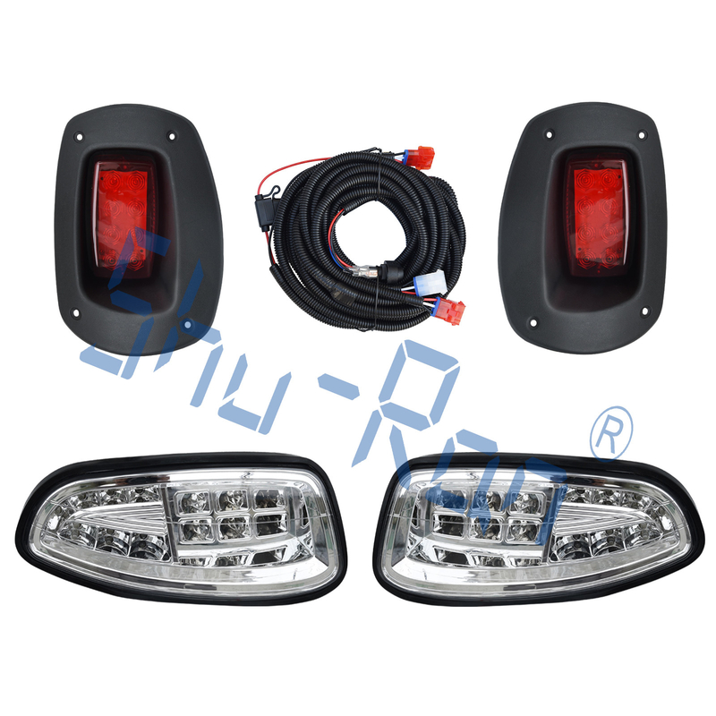 EZGO RXV LED হেডলাইট এবং LED টেইললাইটের জন্য গল্ফ কার্ট এলইডি ডিলাক্স লাইট কিট